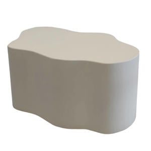 Salontafel Marly - Organisch Wit Eco Composiet - 100x70x41cm