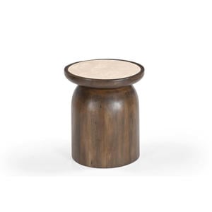 Salontafel Kaja - Rond - Marmer - 38cm