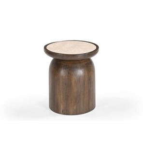 Salontafel Kaja - Rond - Marmer - 38cm