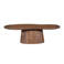 Giga Meubel Salontafel Estella - Organisch Donkerbruin Mangohout - 130x60x39cm