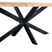 thumbnail: Giga Meubel Eettafel Mansour Ovaal Mangohout 220cm