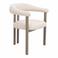 Giga Meubel Eetkamerstoel Odense - Stof - Beige/Taupe - Set van 2