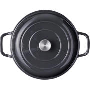 thumbnail: Cookinglife Braadpan met deksel - Heritage Cast - Gietijzer - Grijs - ø 30 cm / 2.6 Liter - geëmailleerde anti-aanbaklaag