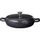 Cookinglife Braadpan met deksel - Heritage Cast - Gietijzer - Grijs - ø 30 cm / 2.6 Liter - geëmailleerde anti-aanbaklaag