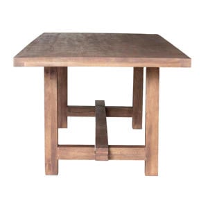 Eettafel Frans - Rechthoek Donkerbruin Hout - 300x100x76cm