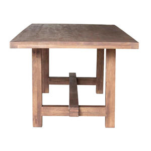 Eettafel Frans - Rechthoek Donkerbruin Hout - 300x100x76cm
