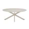 Giga Meubel Eettafel Gimo - Ovaal Beige HPL - 160x100x76cm