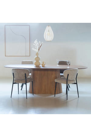 Eettafel Stijn - Deens Ovaal - Mangohout - 180cm