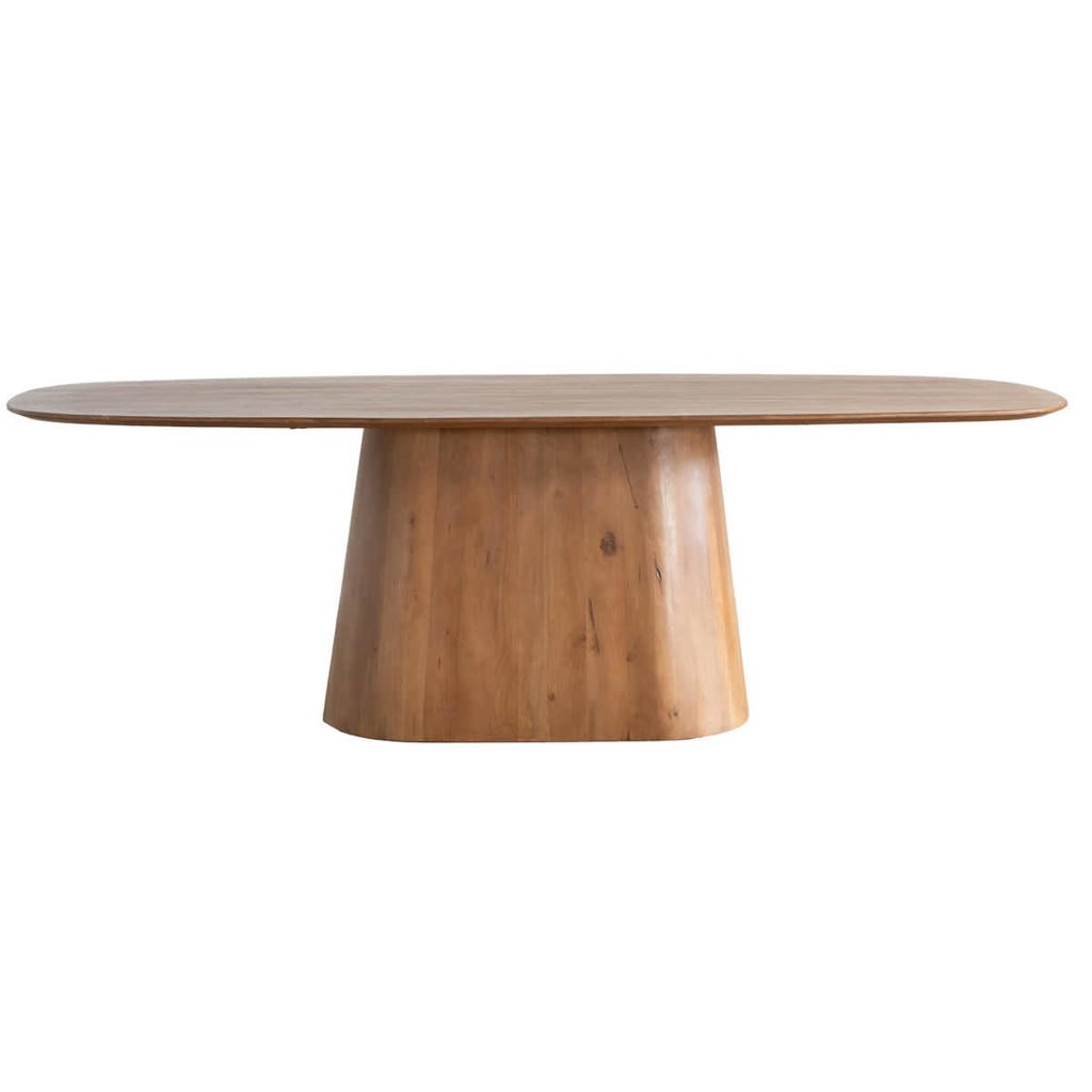 Giga Meubel Eettafel Stijn - Deens Ovaal - Mangohout - 180cm