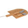 Cookinglife Pizza set Bamboe - Pizzaplank 43 x 30 cm, Pizzasnijder & Pizzames