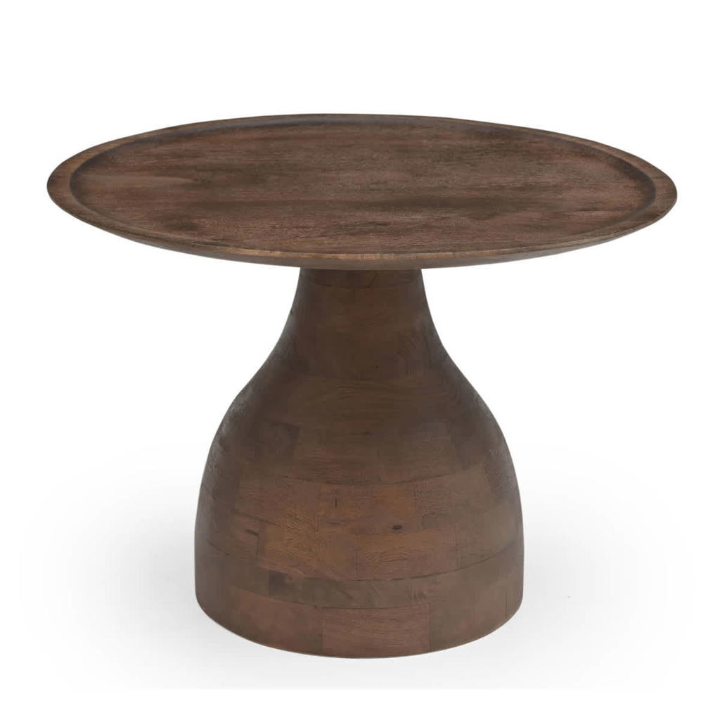 Giga Meubel Salontafel Joji - Rond - Mangohout - 60cm