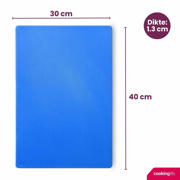 thumbnail: Cookinglife Snijplank HACCP Blauw 40 x 30 cm - voor vis