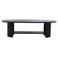 Giga Meubel Salontafel Lorna - Deens Ovaal Zwart Hout - 130x70x38cm