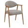 Giga Meubel Eetkamerstoel Karup - Taupe/Naturel - Set van 2