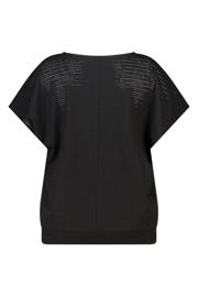 thumbnail: MS Mode top met textuur zwart