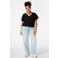 MS Mode top met textuur zwart