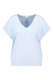 thumbnail: MS Mode top met textuur lichtblauw