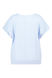 thumbnail: MS Mode top met textuur lichtblauw