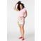 MS Mode aansluitend top Plus Size met textuur - lichtroze