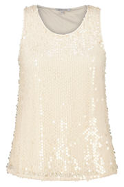 thumbnail: MS Mode top met pailletten beige