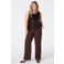 MS Mode top met pailletten donkerbruin