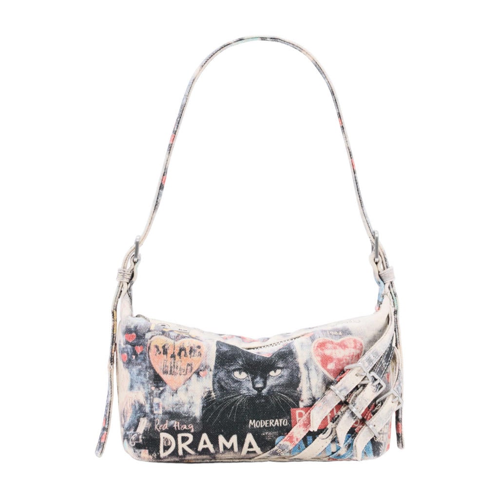Desigual schoudertas met print multi