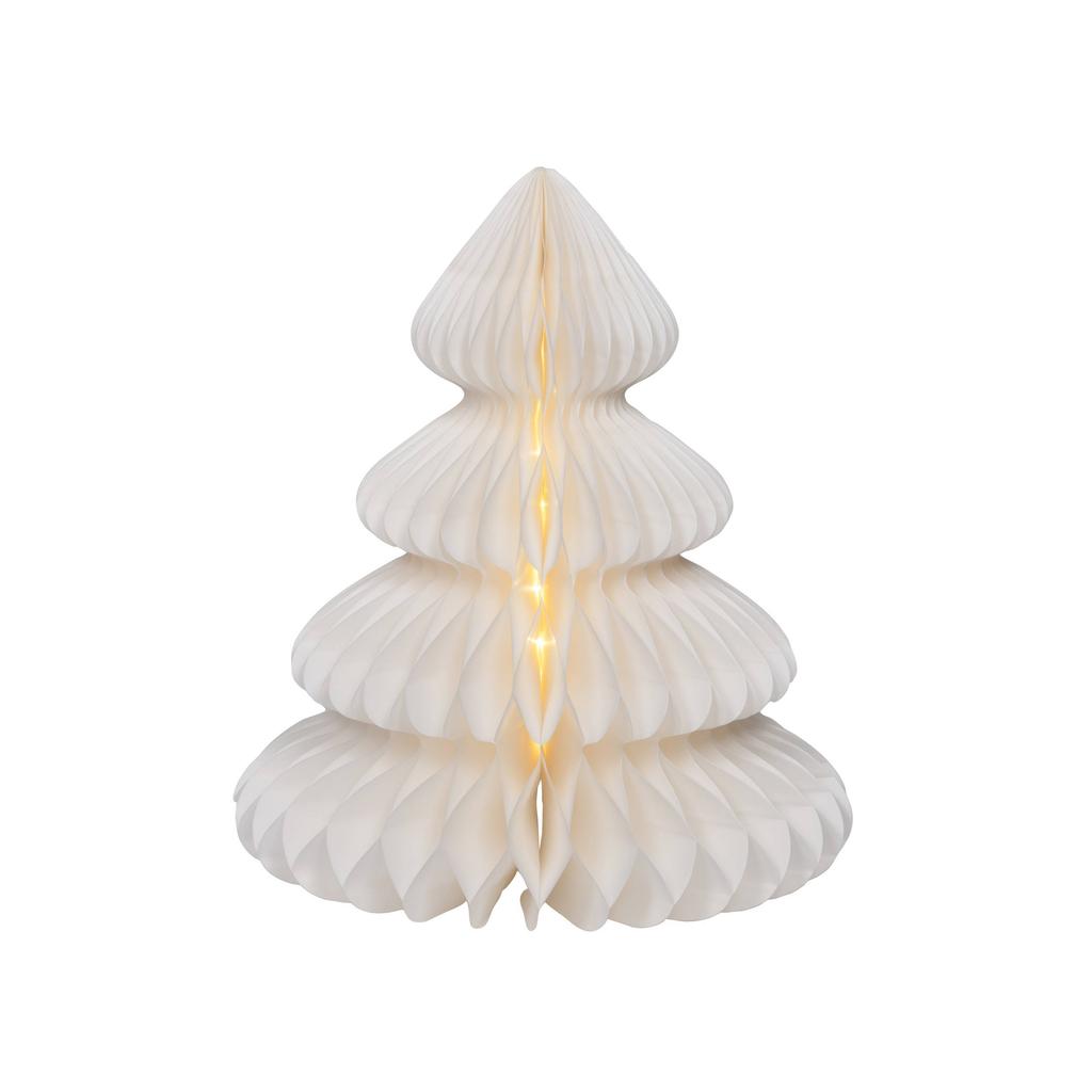 Lumineo verlichte decoratie kerstboom - papier