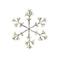 Lumineo sneeuwvlok kerstverlichting buiten - 192 leds