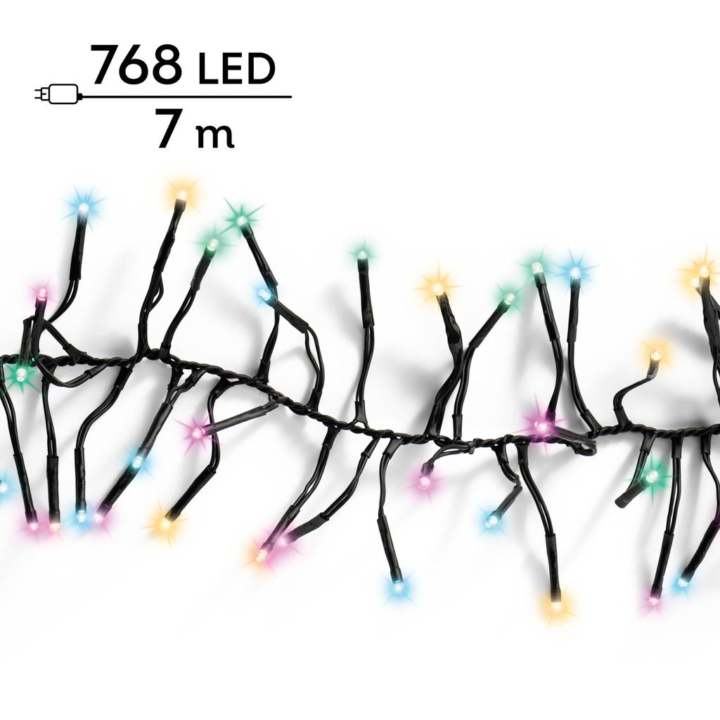 Lumineo kerstboomverlichting (768 leds) gekleurd
