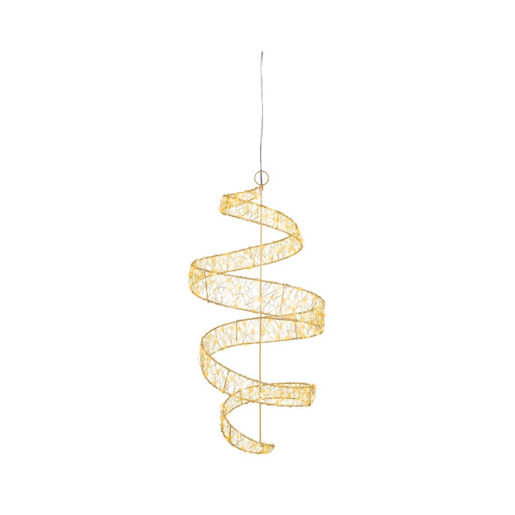 Lumineo spiraal kerstverlichting buiten - 300 leds