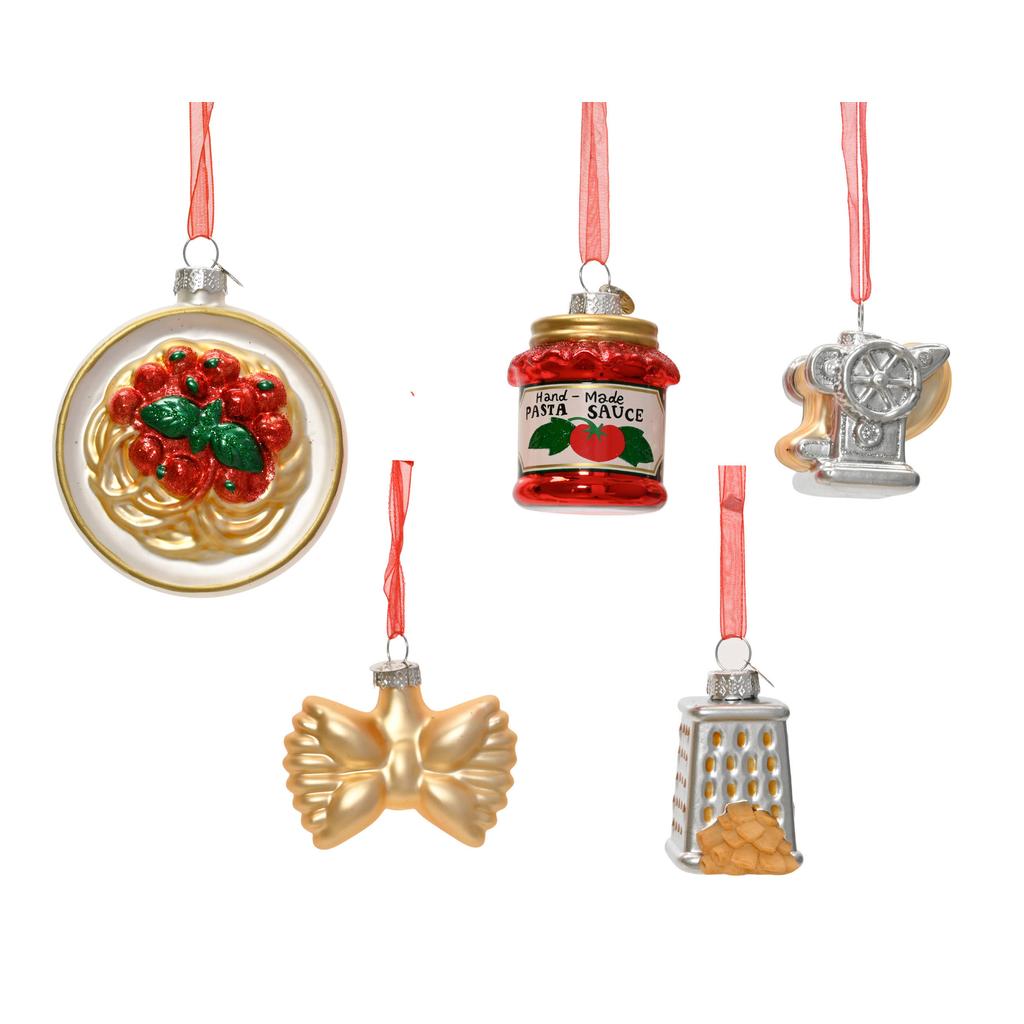 Decoris kerstornamenten giftbox italiaans
