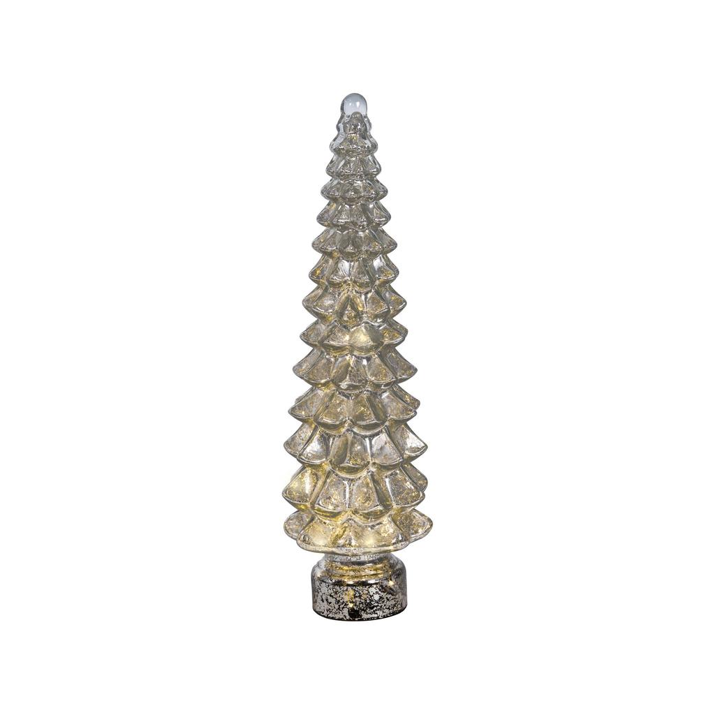 Lumineo decoratie kerstboom verlicht - glas