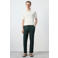 Mango Man regular polo gebreid ecru