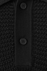 thumbnail: Mango Man regular polo gebreid zwart