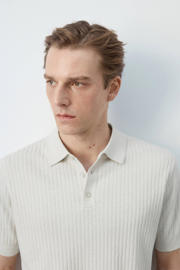 thumbnail: Mango Man regular polo gebreid beige