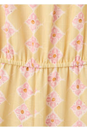 thumbnail: Mango Kids gebloemde jumpsuit geel