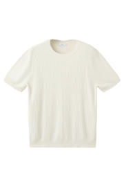 thumbnail: Mango Man regular T-shirt gebreid beige