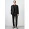 Mango Man regular T-shirt gebreid zwart