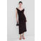Mango maxi jurk bruin