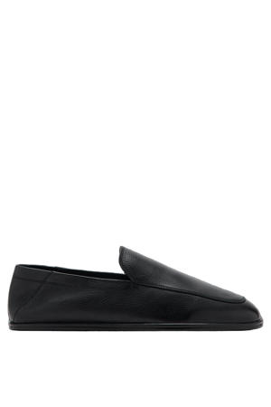 leren loafers zwart