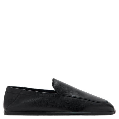 Mango Man leren loafers zwart