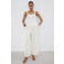 Mango top broderie ecru