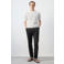 Mango Man regular gestreept T-shirt gebreid ecru