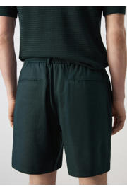 thumbnail: Mango Man linnen korte broek - donkergroen