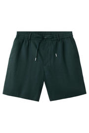 thumbnail: Mango Man linnen korte broek - donkergroen