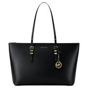 thumbnail: Michael Kors leren shopper Quinn Large zwart