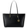 Michael Kors leren shopper Quinn Large zwart