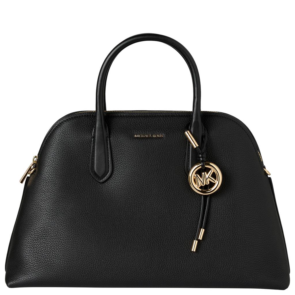 Michael Kors leren handtas Freddie zwart