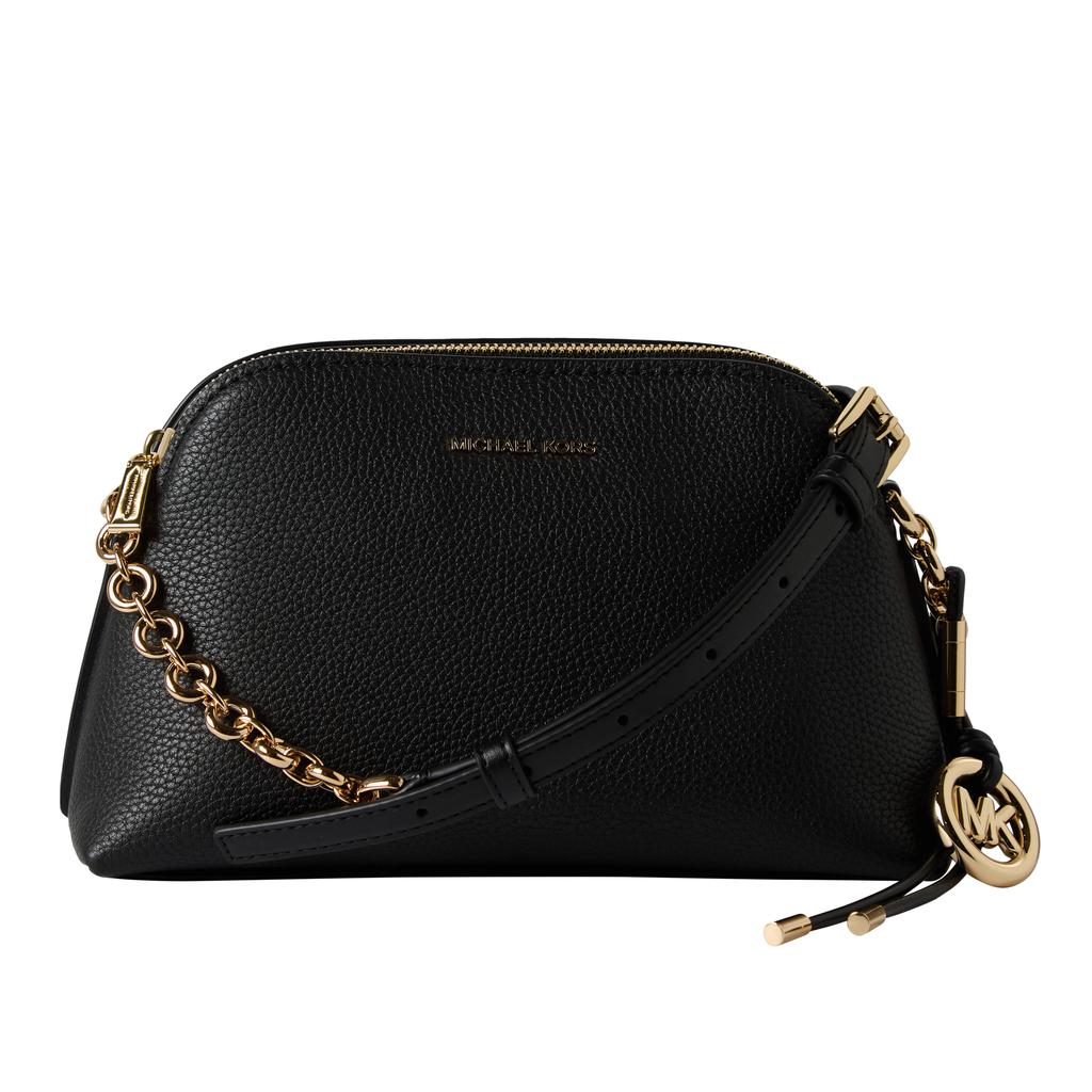Michael Kors leren crossbody tas Freddie zwart