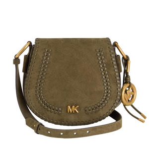 suède crossbody tas Josie kaki